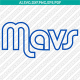 Dallas Mavericks Logo SVG | NBA Vector Cricut & Silhouette