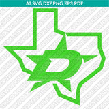 Dallas Stars Logo SVG Vector File for Cricut & Silhouette