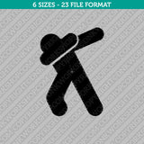 Dap Symbol Embroidery Design - 6 Sizes - INSTANT DOWNLOAD