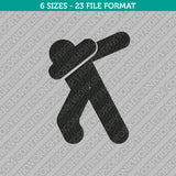 Dap Symbol Embroidery Design - 6 Sizes - INSTANT DOWNLOAD
