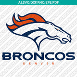 Denver Broncos SVG Bundle – NFL Football Logo Vector Files for Cricut