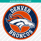 Denver Broncos SVG Bundle – NFL Football Logo Vector Files for Cricut