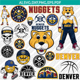 Denver Nuggets Logo SVG | NBA Vector Cricut Silhouette