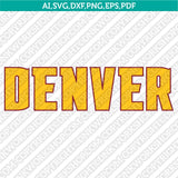 Denver Nuggets Logo SVG | NBA Vector Cricut Silhouette