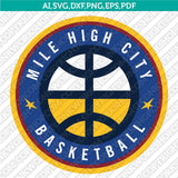 Denver Nuggets Logo SVG | NBA Vector Cricut Silhouette