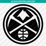 Denver Nuggets Logo SVG | NBA Vector Cricut Silhouette