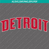 Detroit Pistons Logo SVG | NBA Vector Files Cricut Silhouette