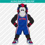 Detroit Pistons Logo SVG | NBA Vector Files Cricut Silhouette