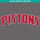 Detroit Pistons Logo SVG | NBA Vector Files Cricut Silhouette