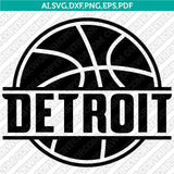 Detroit Pistons Logo SVG | NBA Vector Files Cricut Silhouette