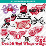Detroit Red Wings SVG Logo Vector File for Cricut & Silhouette
