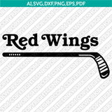 Detroit Red Wings SVG Logo Vector File for Cricut & Silhouette
