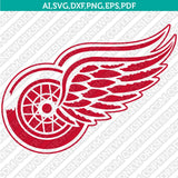 Detroit Red Wings SVG Logo Vector File for Cricut & Silhouette