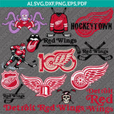 Detroit Red Wings SVG Logo Vector File for Cricut & Silhouette