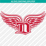 Detroit Red Wings SVG Logo Vector File for Cricut & Silhouette