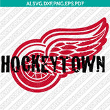 Detroit Red Wings SVG Logo Vector File for Cricut & Silhouette