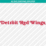 Detroit Red Wings SVG Logo Vector File for Cricut & Silhouette