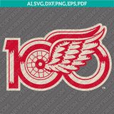 Detroit Red Wings SVG Logo Vector File for Cricut & Silhouette
