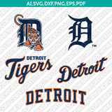 Detroit Tigers Logo SVG | MLB Vector Cricut & Silhouette