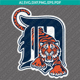 Detroit Tigers SVG Bundle – MLB Baseball Logo Vector Cricut