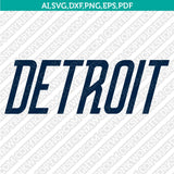 Detroit Tigers SVG Bundle – MLB Baseball Logo Vector Cricut