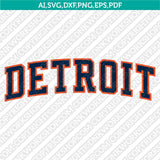 Detroit Tigers SVG Bundle – MLB Baseball Logo Vector Cricut