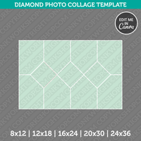 Diamond Photo Collage Template