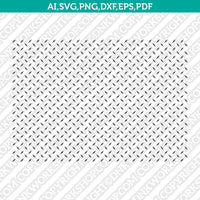 Diamond Plate Pattern SVG Cut File Vector Cricut Silhouette Cameo Clipart Png Dxf Eps