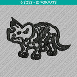 Dinosaur Bones Skeleton Embroidery Design - 6 Sizes - INSTANT DOWNLOAD