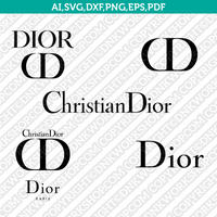 Dior Logo SVG Cut File Cricut Clipart Dxf Eps Png Silhouette Cameo