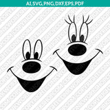 16 Disney Mickey Mouse Minnie Mouse SVG Cut File Vector Cricut Silhouette Cameo Clipart Png Dxf Eps