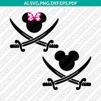 16 Disney Mickey Mouse Minnie Mouse SVG Cut File Vector Cricut Silhouette Cameo Clipart Png Dxf Eps