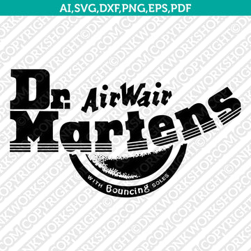 Dr. Martens logo SVG cut file