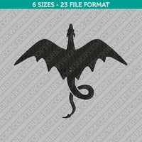 Dragon Embroidery Design - 6 Sizes - INSTANT DOWNLOAD