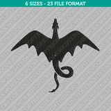 Dragon Embroidery Design - 6 Sizes - INSTANT DOWNLOAD