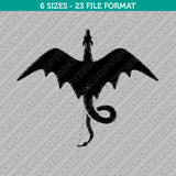 Dragon Embroidery Design - 6 Sizes - INSTANT DOWNLOAD