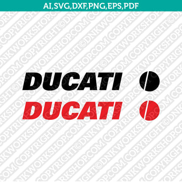Ducati SVG cut file vector design