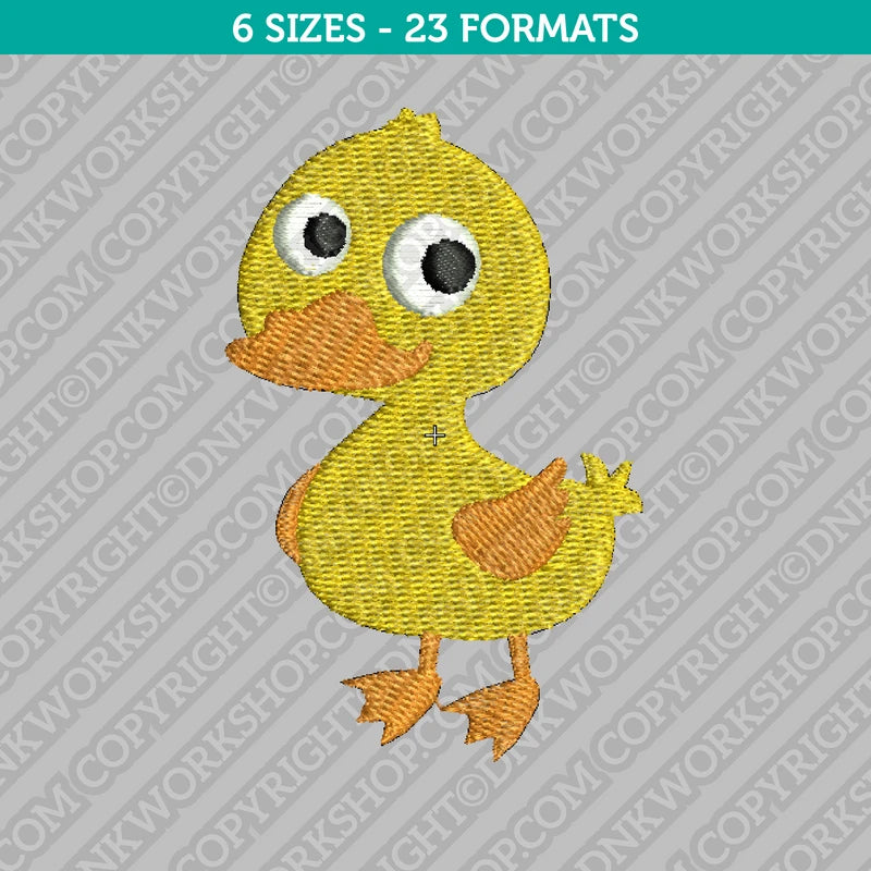 Duck Embroidery Design - 6 Sizes - INSTANT DOWNLOAD – DNKWorkshop