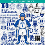Duke Blue Devils Logo SVG Bundle | NCAA College Vector Cricut