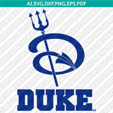 Duke Blue Devils Logo SVG Bundle | NCAA College Vector Cricut