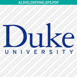 Duke Blue Devils Logo SVG Bundle | NCAA College Vector Cricut