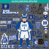 Duke Blue Devils Logo SVG Bundle | NCAA College Vector Cricut