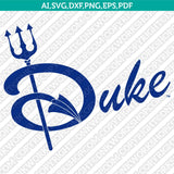 Duke Blue Devils Logo SVG Bundle | NCAA College Vector Cricut