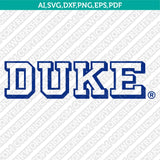 Duke Blue Devils Logo SVG Bundle | NCAA College Vector Cricut