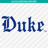 Duke Blue Devils Logo SVG Bundle | NCAA College Vector Cricut