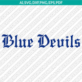 Duke Blue Devils Logo SVG Bundle | NCAA College Vector Cricut