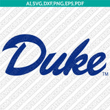 Duke Blue Devils Logo SVG Bundle | NCAA College Vector Cricut