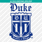 Duke Blue Devils Logo SVG Bundle | NCAA College Vector Cricut