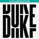 Duke Blue Devils Logo SVG Bundle | NCAA College Vector Cricut