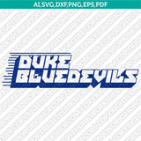 Duke Blue Devils Logo SVG Bundle | NCAA College Vector Cricut